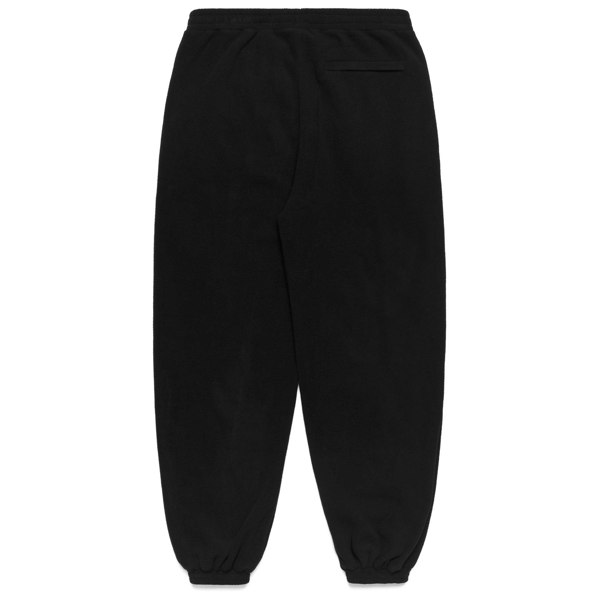 Pantaloni tuta da uomo in poliestere nero da streetwear sportivo 2/6