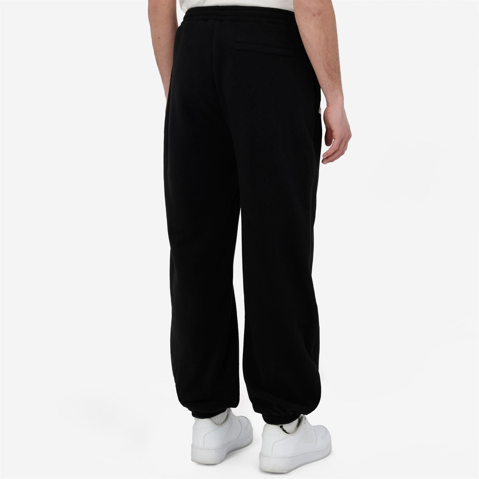 Pantaloni tuta da uomo in poliestere nero da streetwear sportivo 6/6