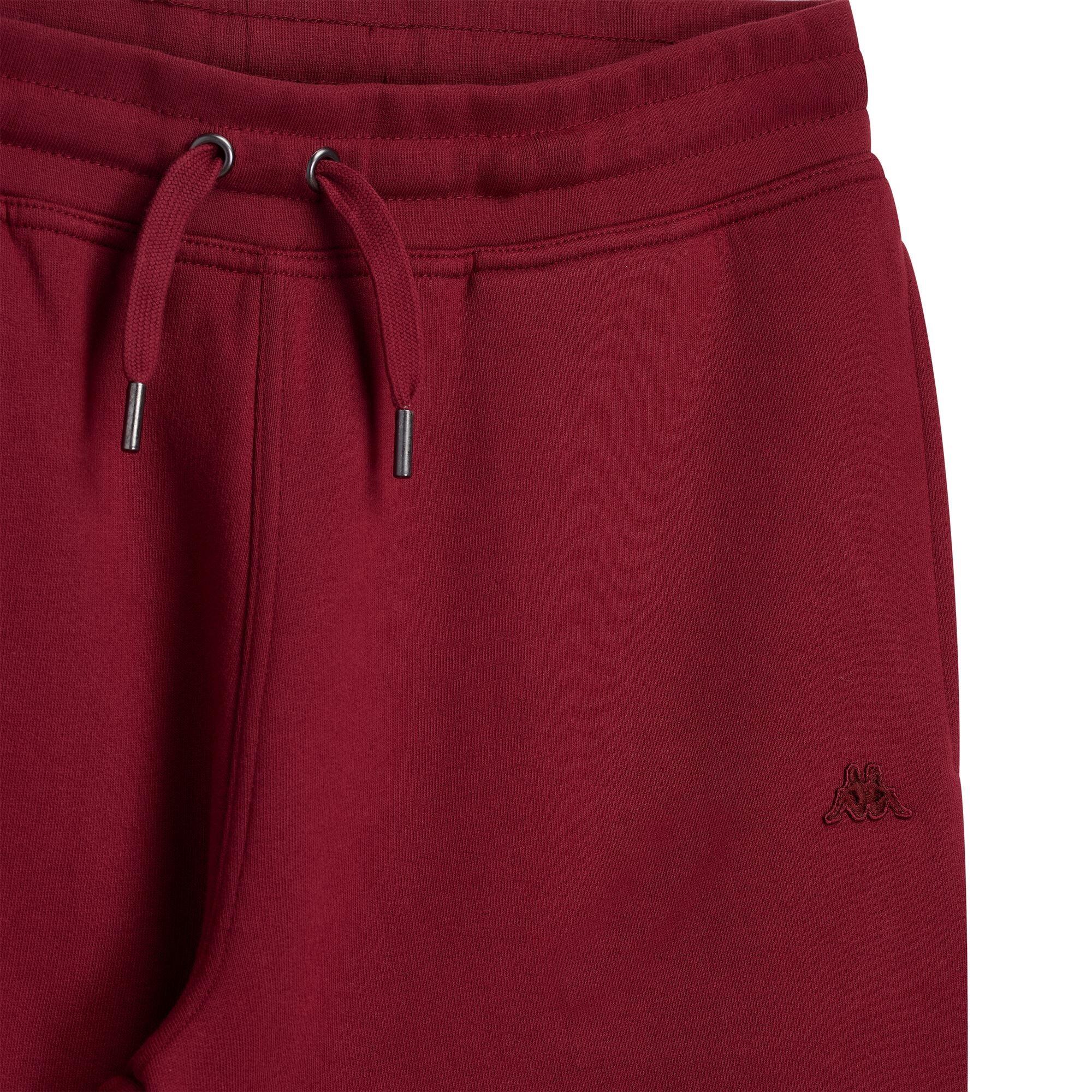 Pantaloni tuta da uomo in cotone rosso da lifestyle 3/3