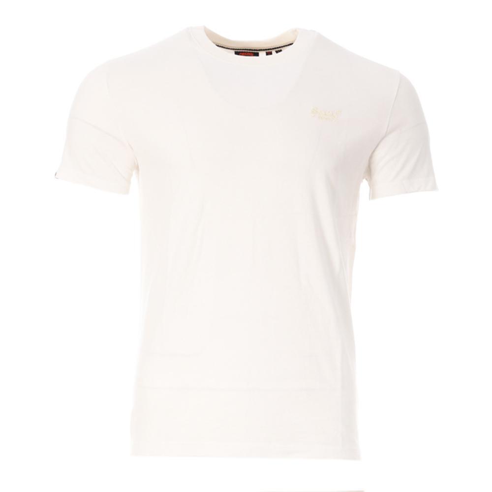 Superdry - T-shirt Beige Homme Superdry Vintage Logor6ts - Sous Maillot Manche Courte - Blanc - Decathlon
