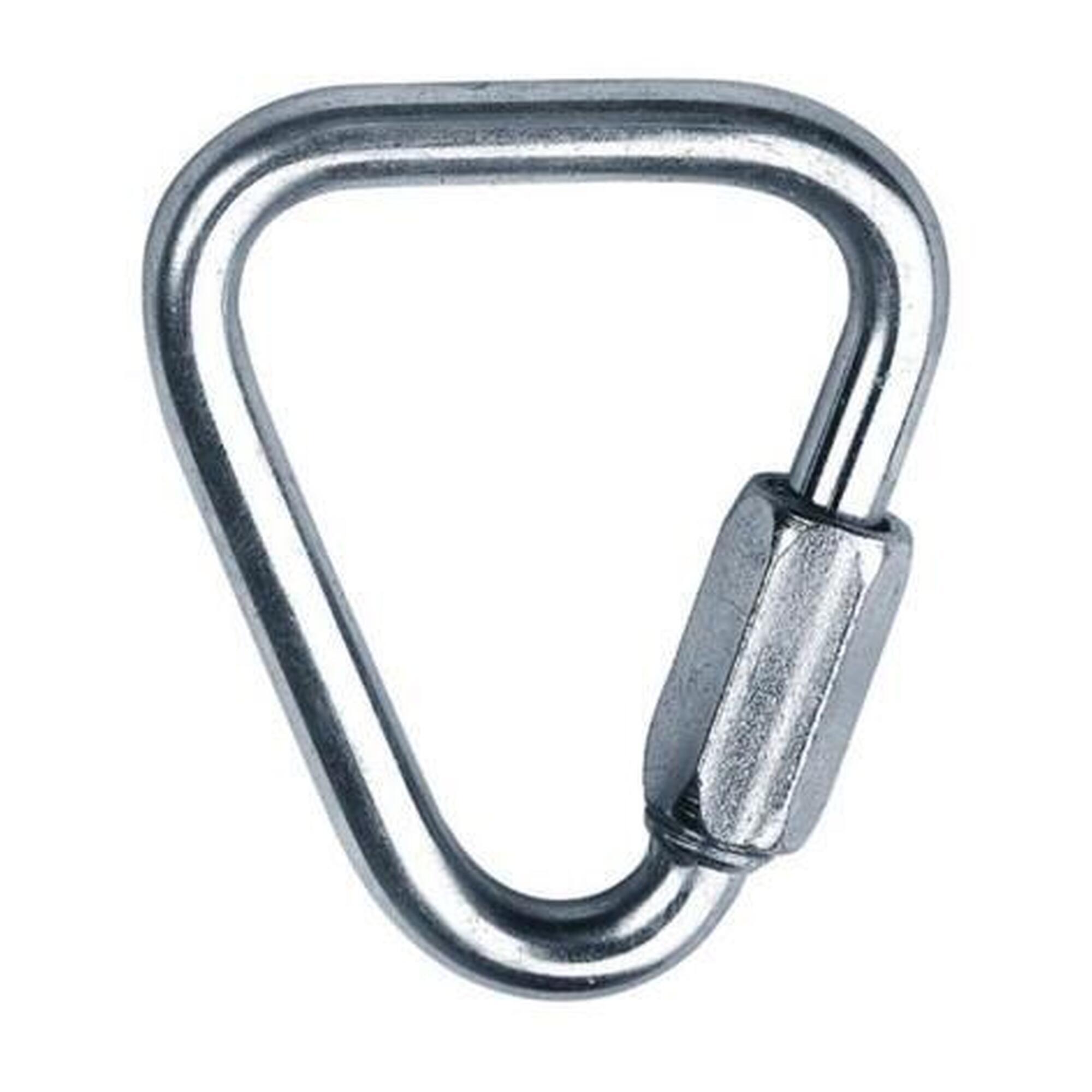 Singing Rock - Maillon Triangulaire Singing Rock Big Delta Acier Galvanisé 10 Mm 45 Kn - Mousqueton D'Escalade - Gris - No Size - Decathlon