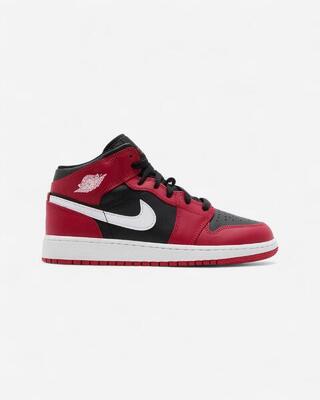 Jordan 1 Mid Gym Red Black White (GS)