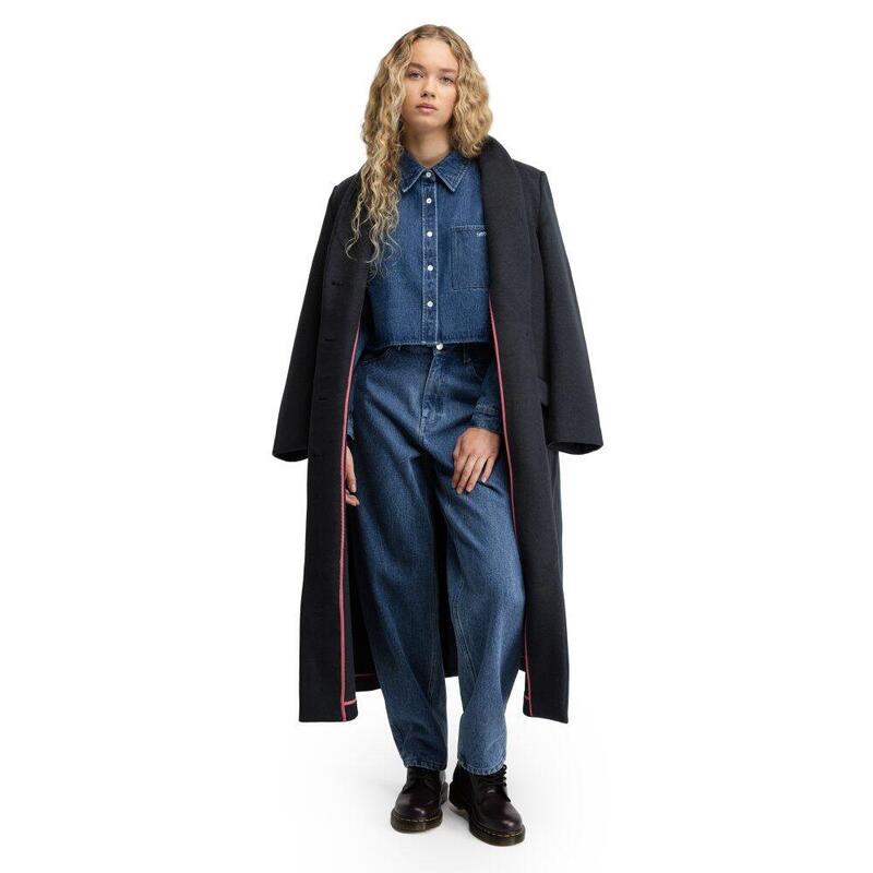 Pantaloni de blugi barrel pentru femei Voyager-W Blue Albastru
