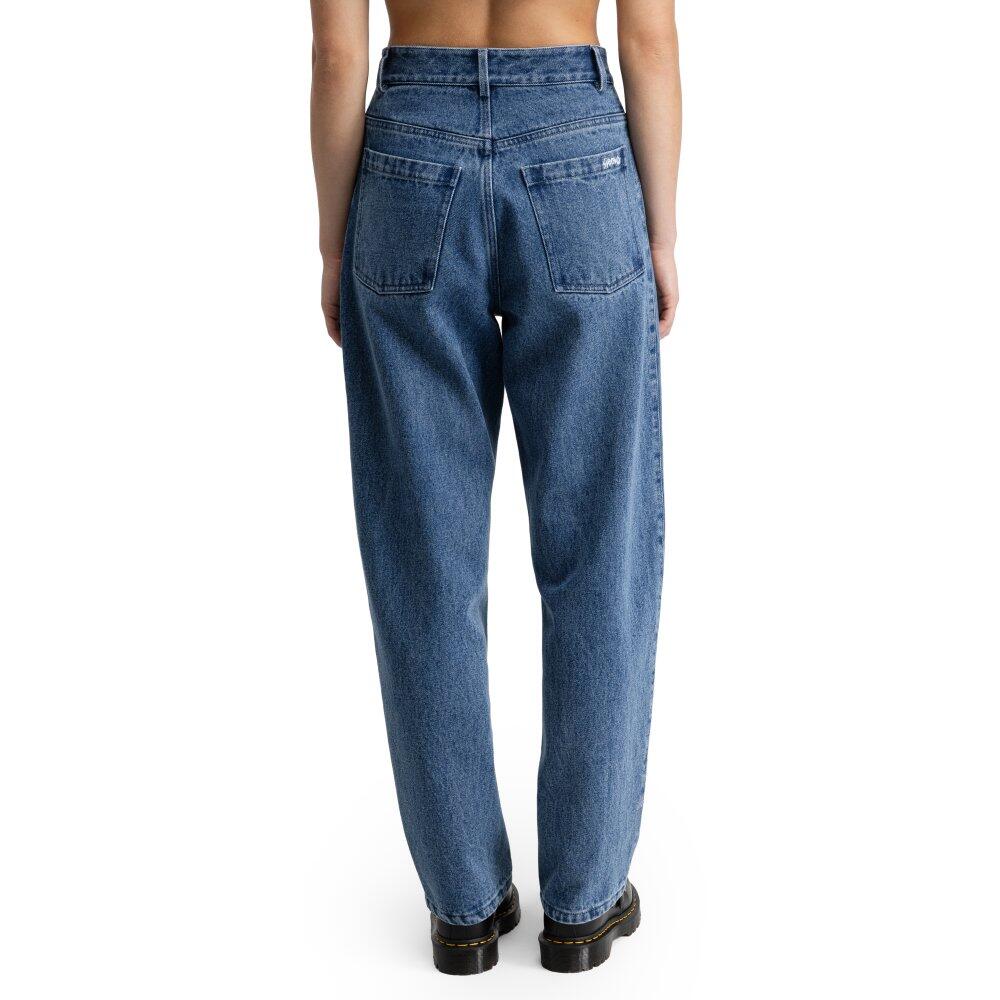 Jean taille haute coupe ballon femme Lifestyle Voyager-W Blue Bleu 2/6