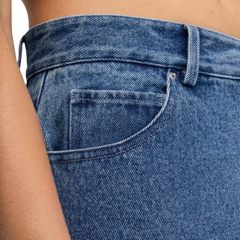Jean taille haute coupe ballon femme Lifestyle Voyager-W Blue Bleu 4/6