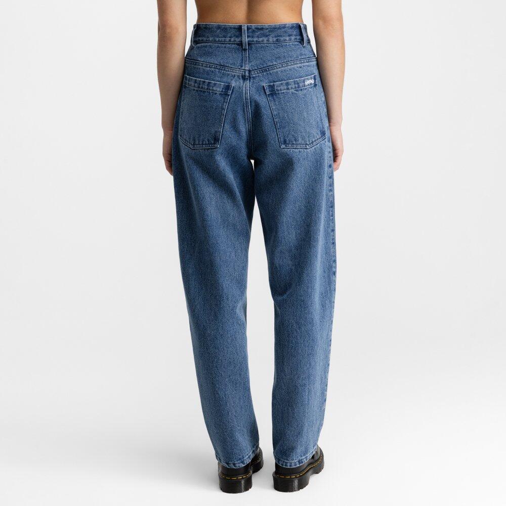 Jean taille haute coupe ballon femme Lifestyle Voyager-W Blue Bleu 6/6