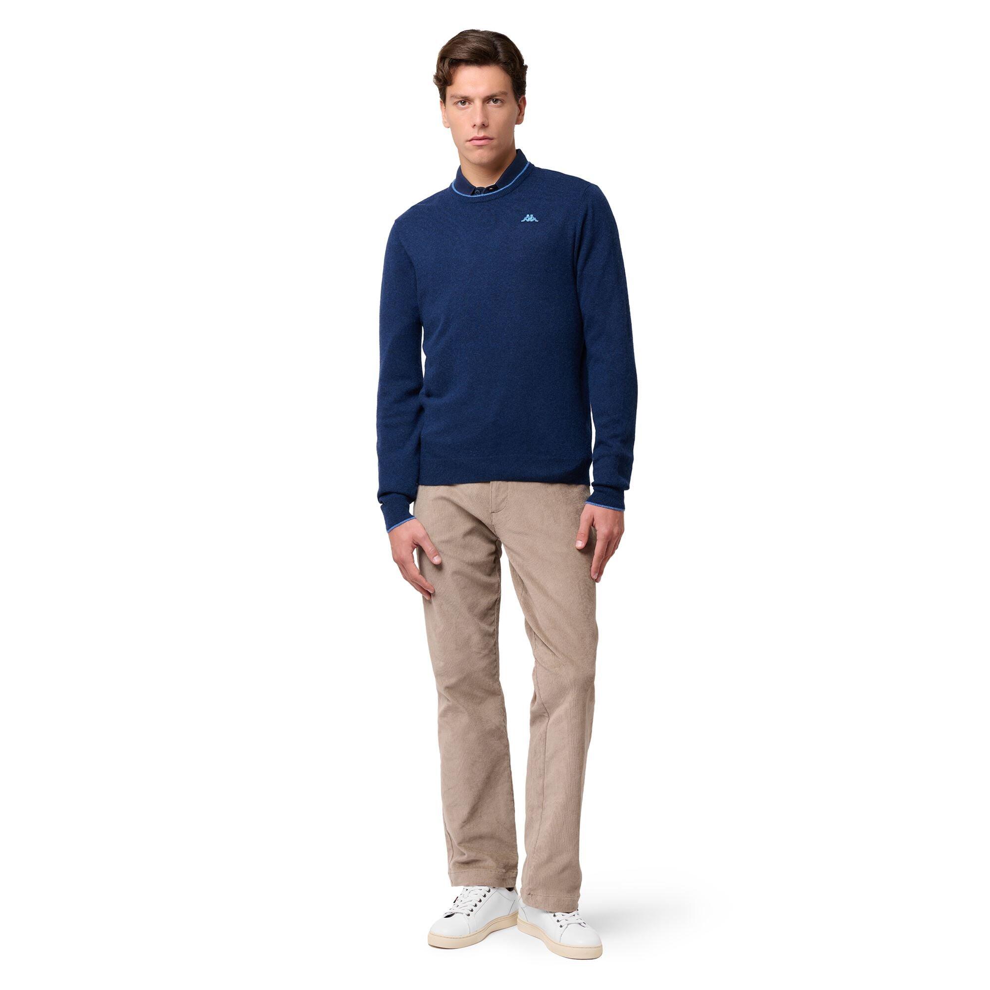 Maglione da uomo in poliammide blu da lifestyle 6/6