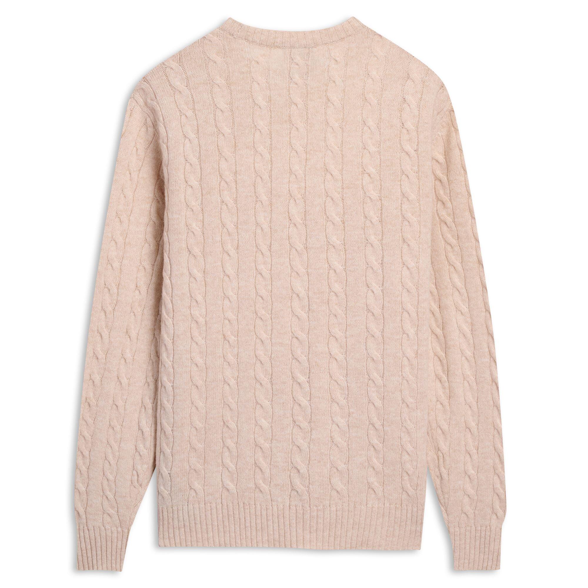 Maglione da uomo in lana beige da lifestyle 3/6
