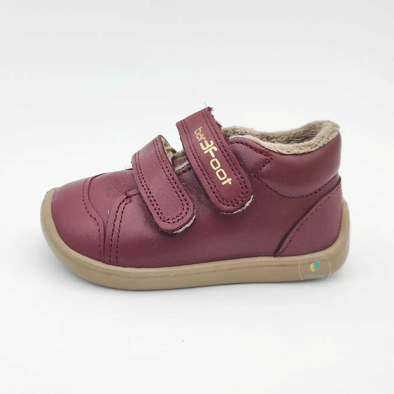 Bar3foot Booties Forro Bordeaux - Tamanho 24 2/4