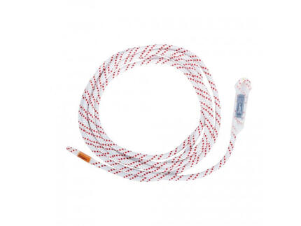 Statisches Seil Singing Rock 10,5 mm, 30 m, weiß, Schlaufe, Schutz