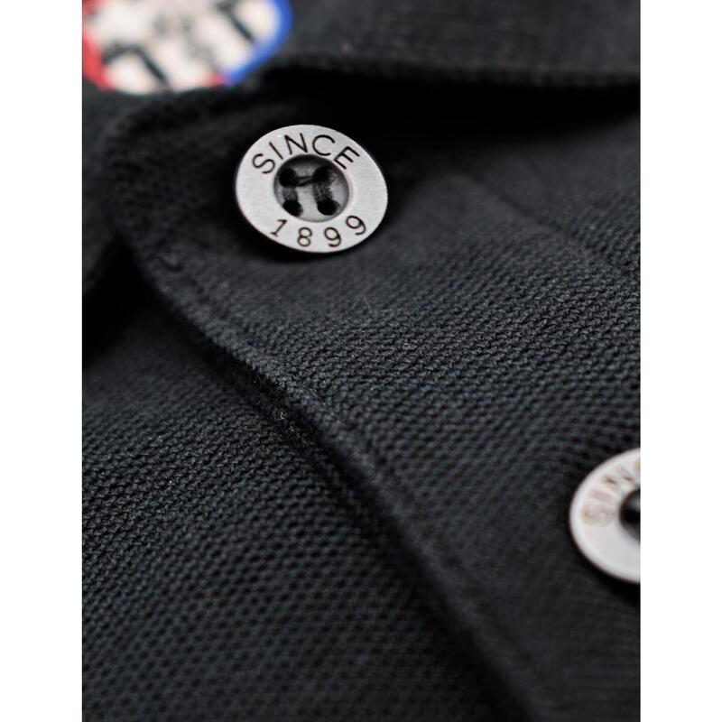 Tricou negru pentru copii cu guler, Barcelona 25/26