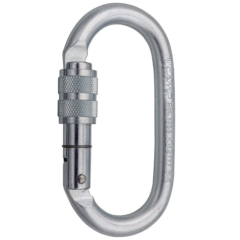 Karabinek owalny CAMP 1455 Oval Pro Lock 30 kN