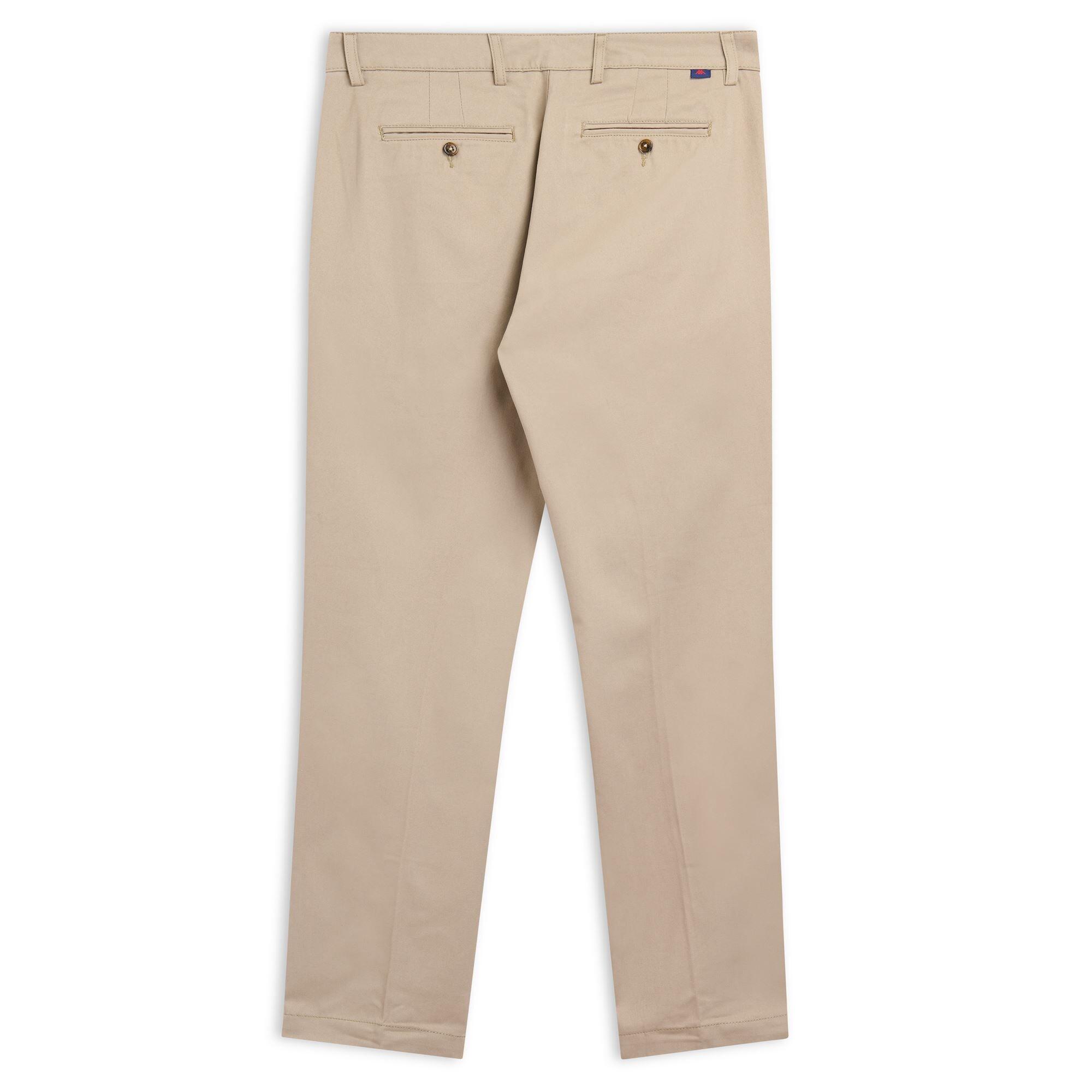 Pantaloni da uomo in cotone marrone da lifestyle 2/3