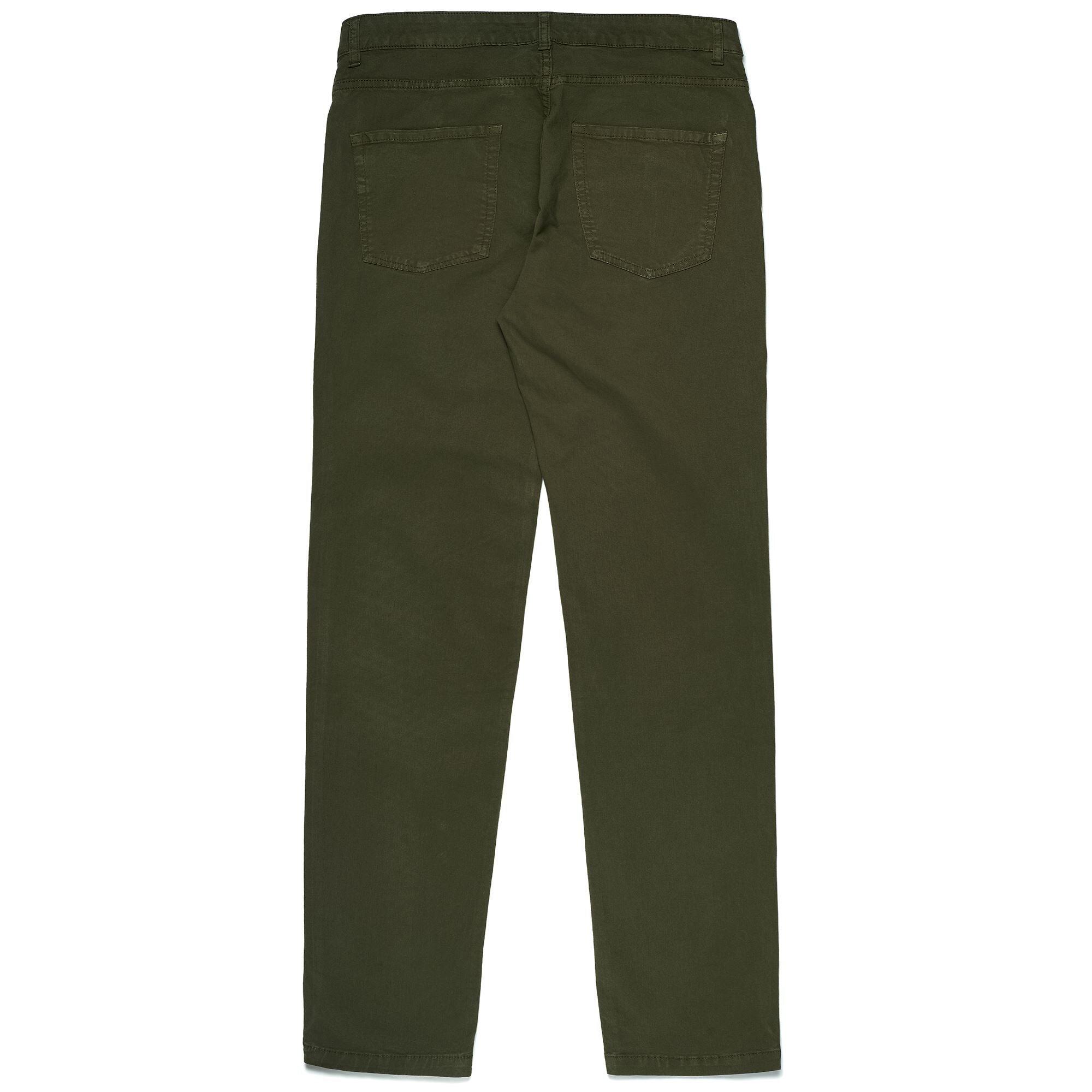 Pantaloni da uomo in cotone verde da lifestyle 2/2