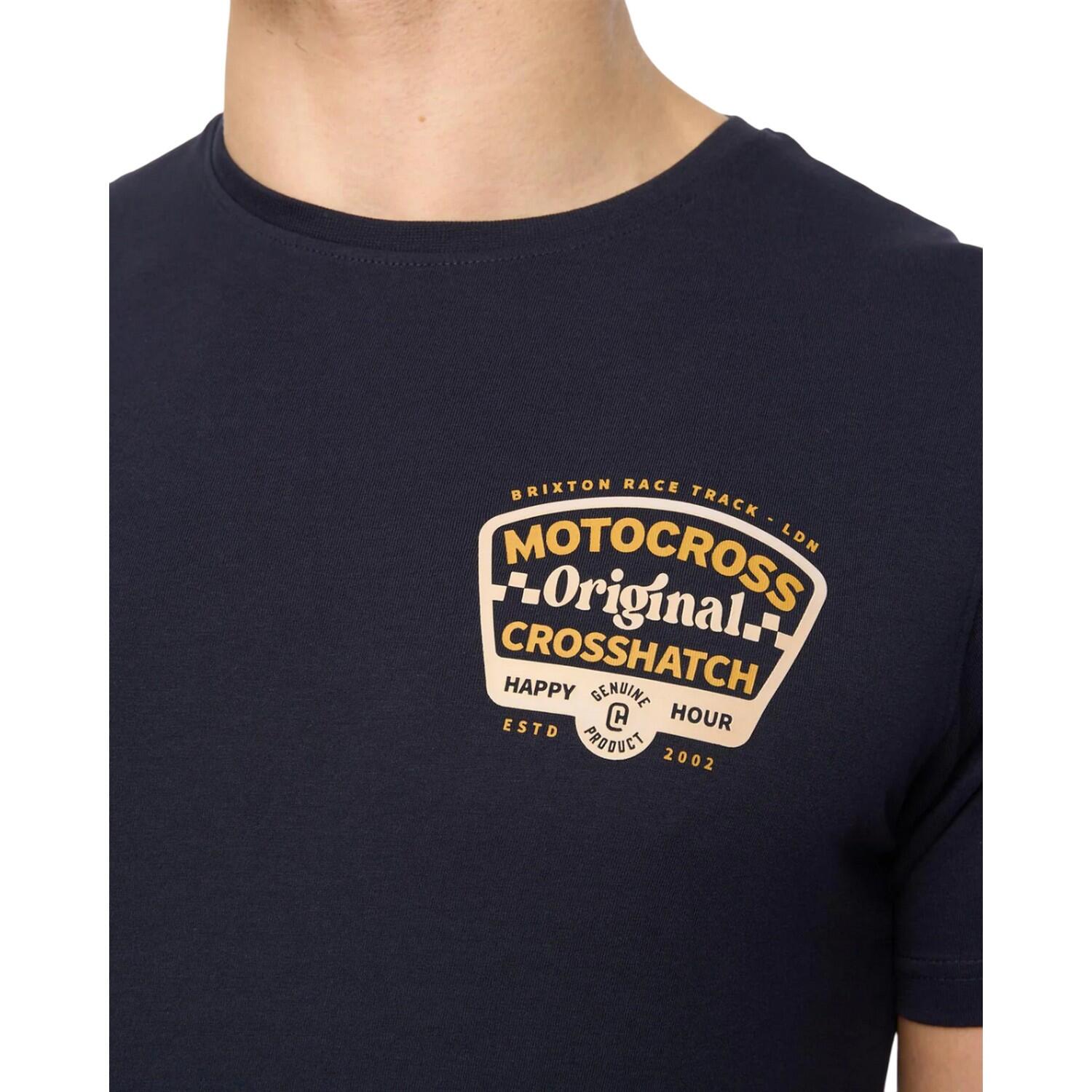 "Motocross" TShirt für Herren Marine 4/5