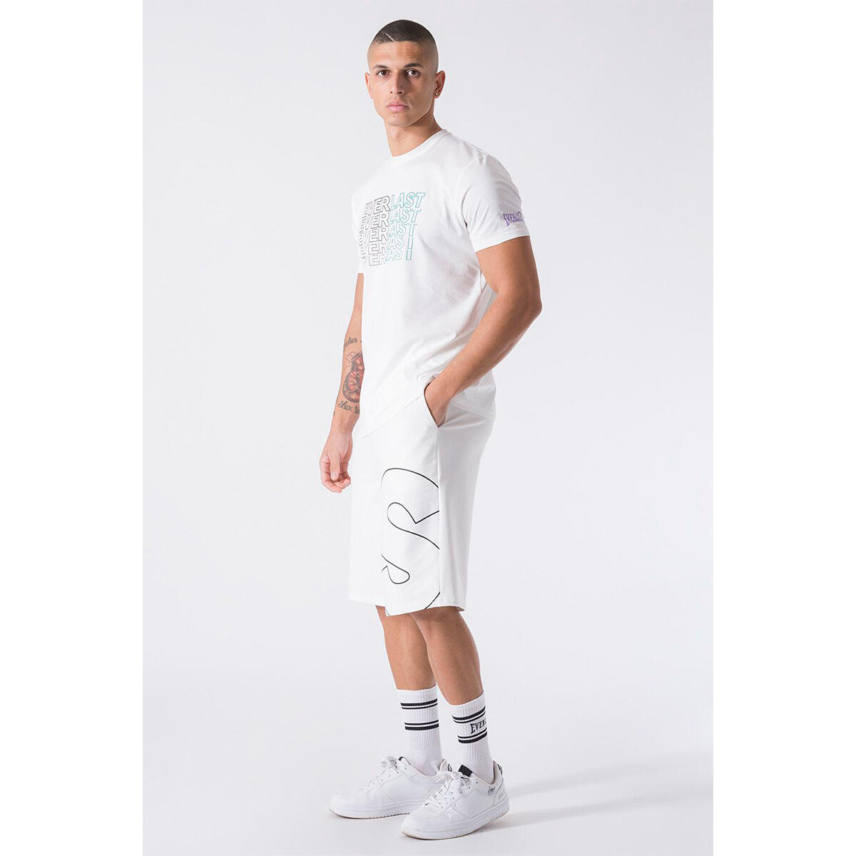 Everlast Camiseta Blanca con Logo 3/3