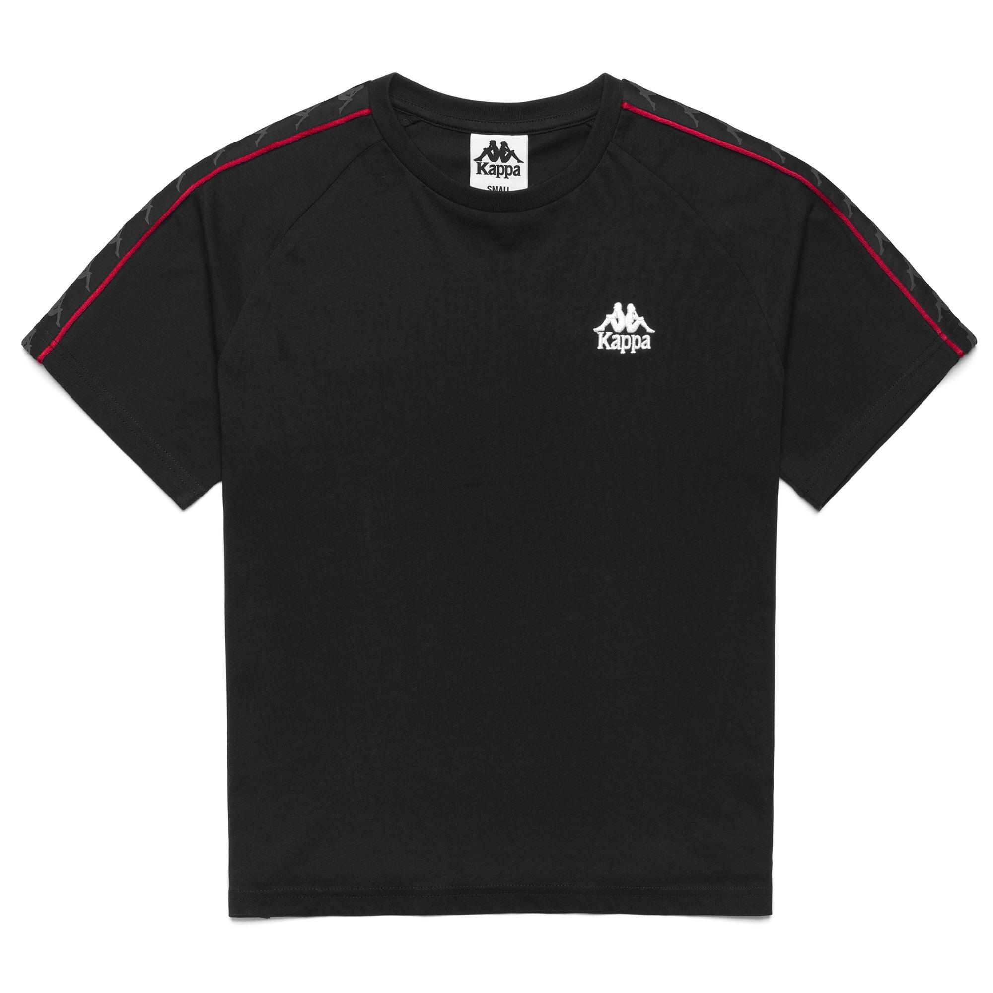 Kappa T-Shirt De 222 Banda Adi Mulher Preto Branco da Decathlon