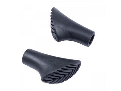 Cappucci in gomma per punte bastoni Nordic Walking 17 mm sacchetto PE con zip