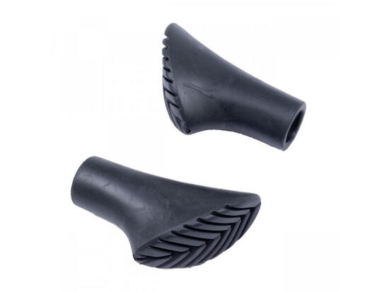 Capuchons caoutchouc pour embouts bâtons Nordic Walking 17 mm sac PE zippé