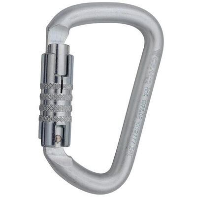 Moschettone Camp D Pro 3Lock acciaio zincato 52 kN TRIACT LOCK 3 azioni 24 mm