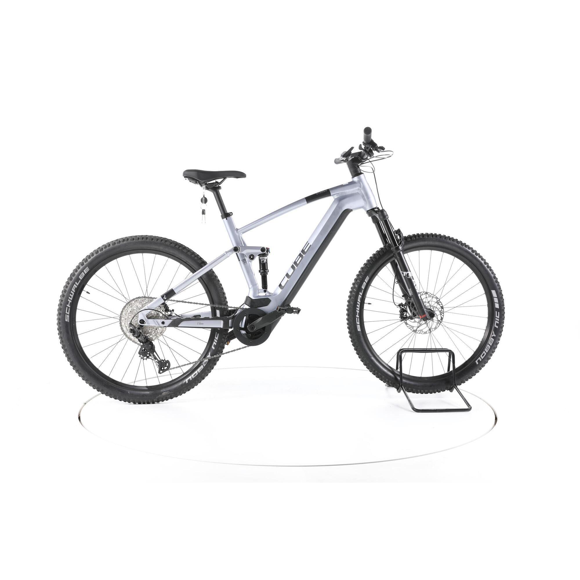 Cube - Reconditionné - Cube Stereo Hybrid 120 Race Vélo Électrique Vtt 2023 - Très Bon - Vélo Tout Terrain - Gris - 48 Xl - Decathlon