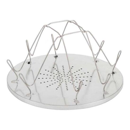 Grille-pain pliable Highlander acier inoxydable 4 tranches ultra léger 180 g