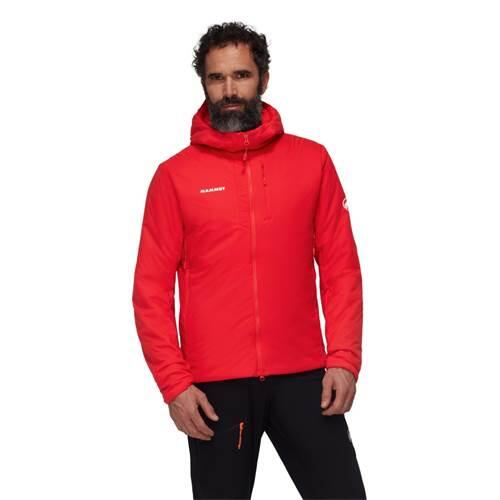 Veste isolante Mammut Rime In Flex rouge homme, coupe ajustée, packable, DWR 2/5