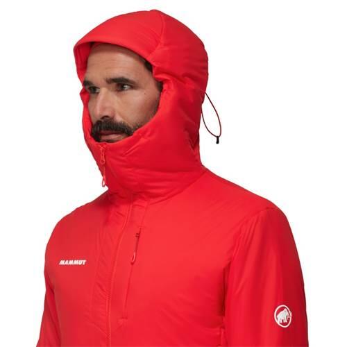 Veste isolante Mammut Rime In Flex rouge homme, coupe ajustée, packable, DWR 5/5