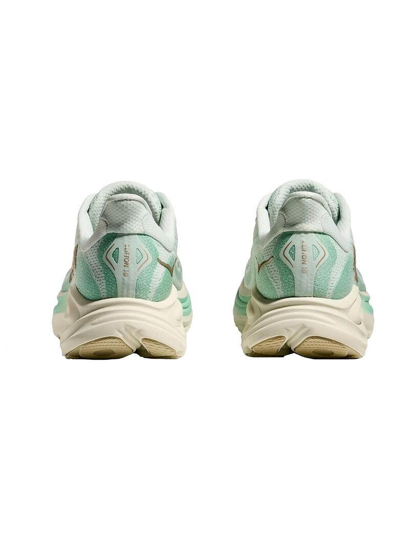 Hardloopschoen Hoka Clifton 10 Dames Groen 3/6