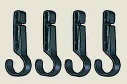 Crochlamp S Petzl pack 4 crochets fixation lampe frontale casques bords fins