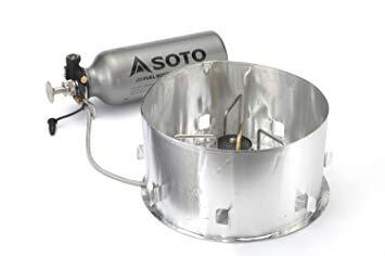 Windschutz Soto Muka Pro Aluminium silber leicht 25 g O2 Maximizer für Kocher