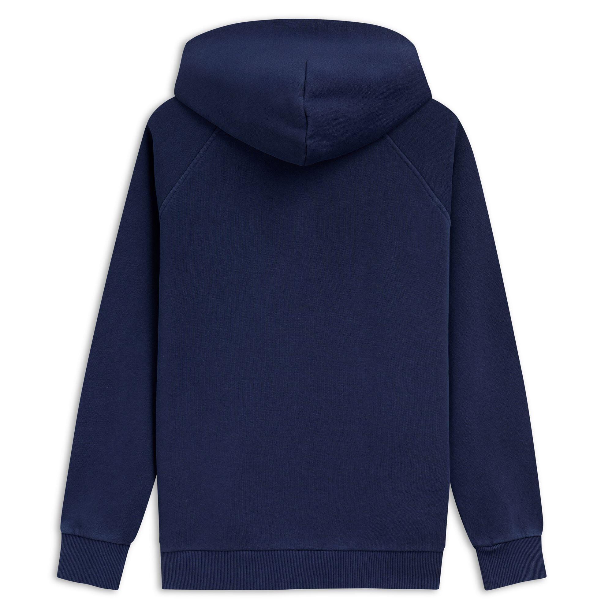 Felpa da uomo in cotone blu da casual 2/3