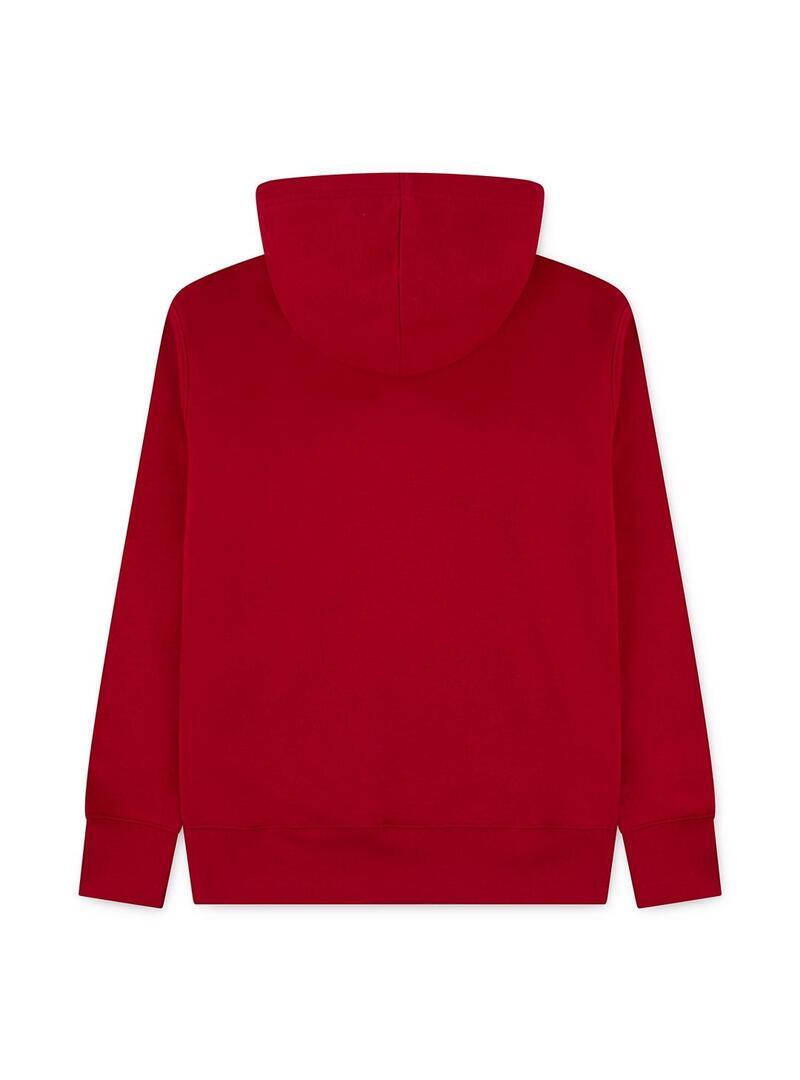 Sweatshirts polaires pour enfant Jordan Baseline Rouge 2/3