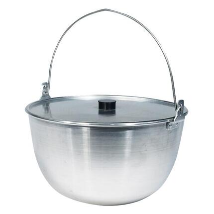 Marmite YATE aluminium 10 L fond plat poignée pliable inox 33x21 cm 910 g