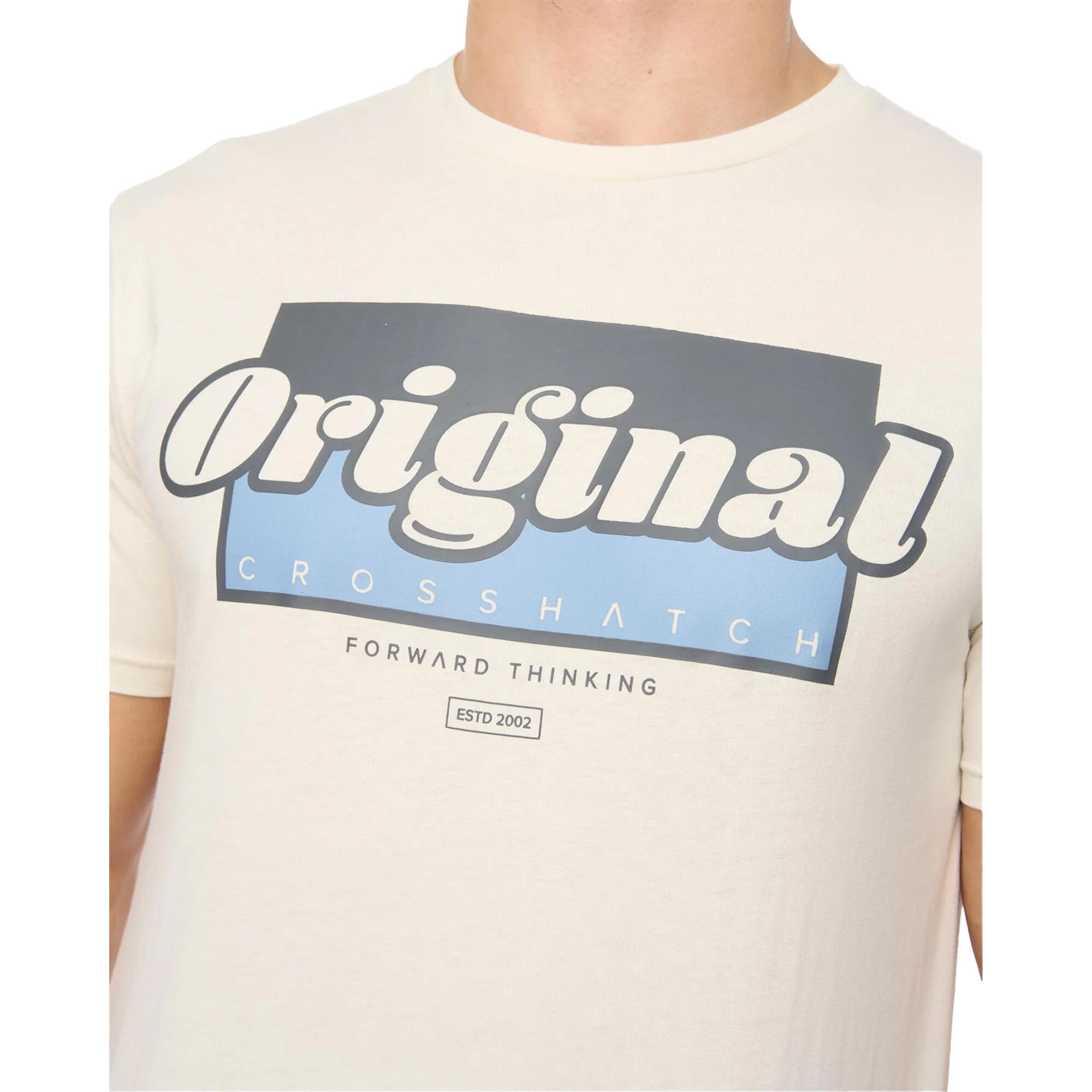 Tshirt CHEVIN Homme (Blanc Cassé) 3/4
