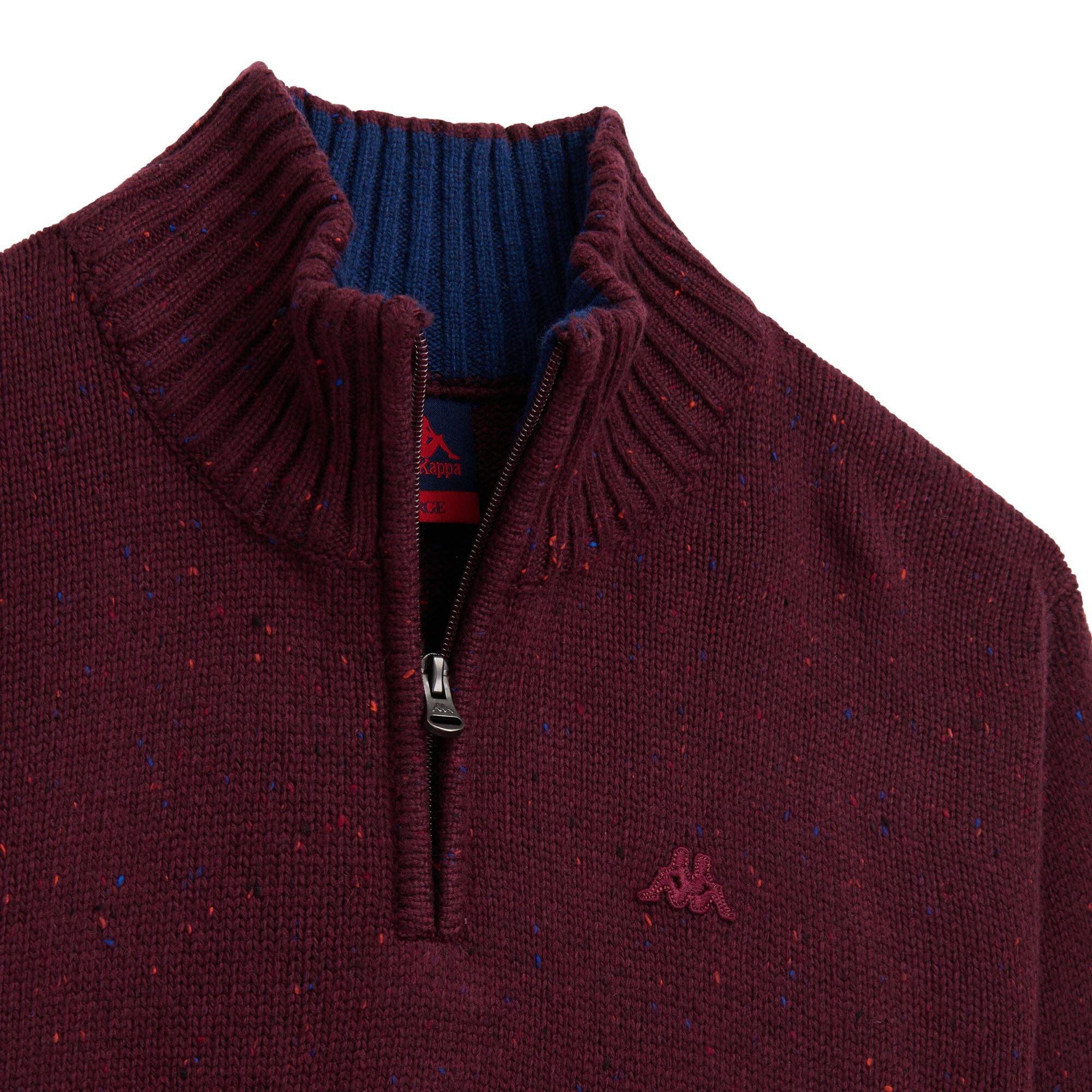 Polo da uomo in acrilico rosso da lifestyle 3/3