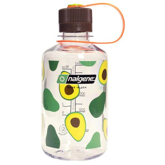 Borraccia Nalgene 500 ml Narrow Mouth in Tritan BPA-free stampa avocado