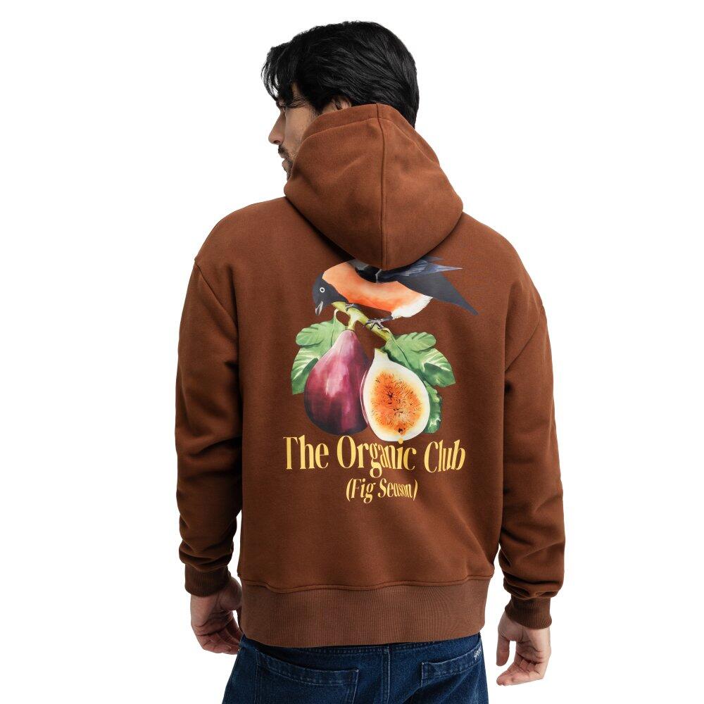 Men ’s hoodie Hoodart Brown Brown 2/7