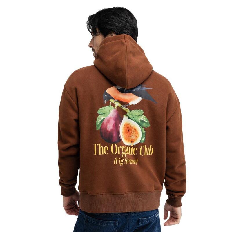 Hanorac cu glugă Hoodart Brown Maro