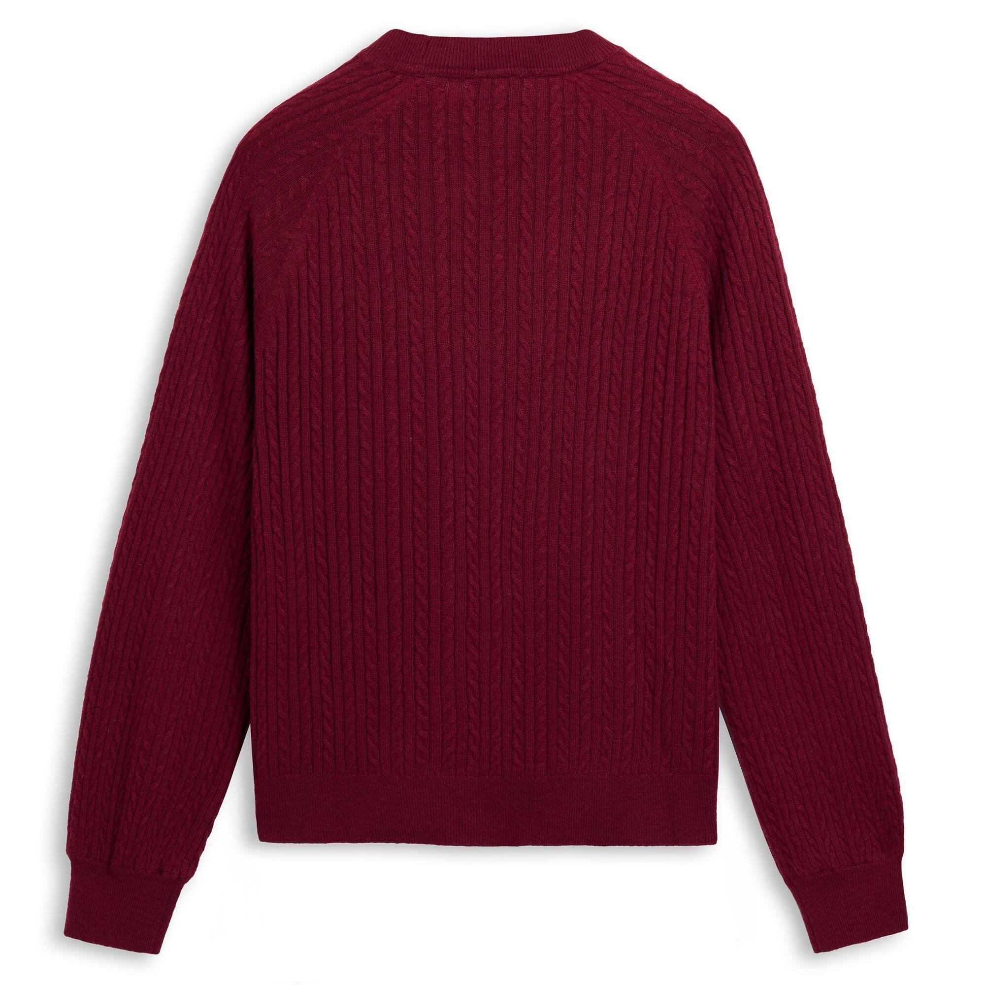 Maglione da donna in nylon rosso da lifestyle 2/3