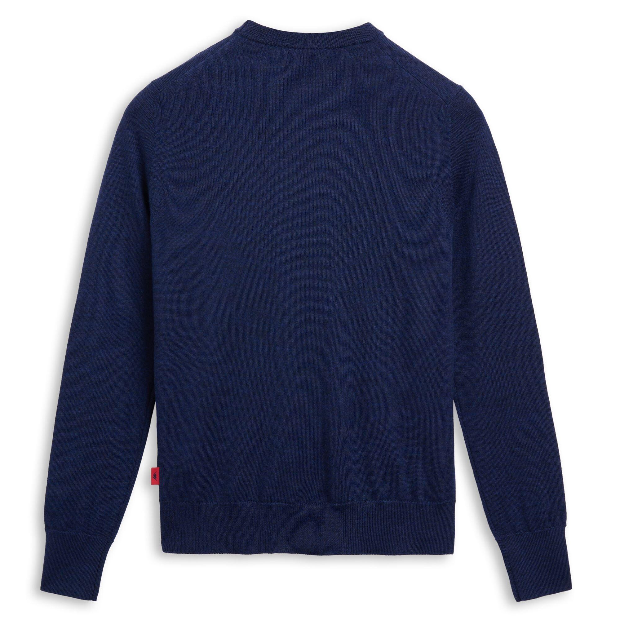 Maglione da donna in lana blu da lifestyle 2/3