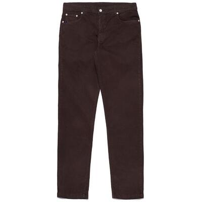 Pantaloni da uomo in cotone marrone da lifestyle