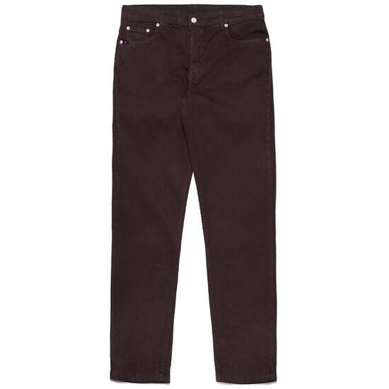Pantaloni da uomo in cotone marrone da lifestyle