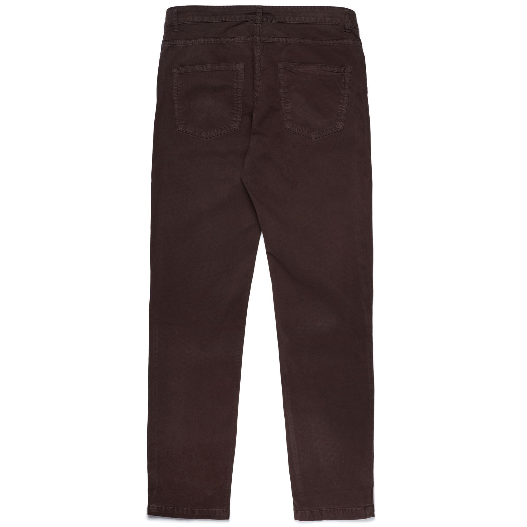 Pantaloni da uomo in cotone marrone da lifestyle 2/2