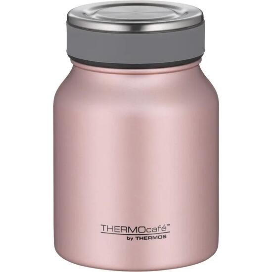 Thermos alimentaire inox rose doré 500ml double paroi isolante hermétique