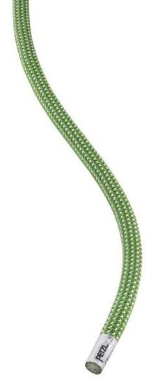 Corde à simple Petzl Contact 9,8 mm 70 m verte légère et gaine renforcée