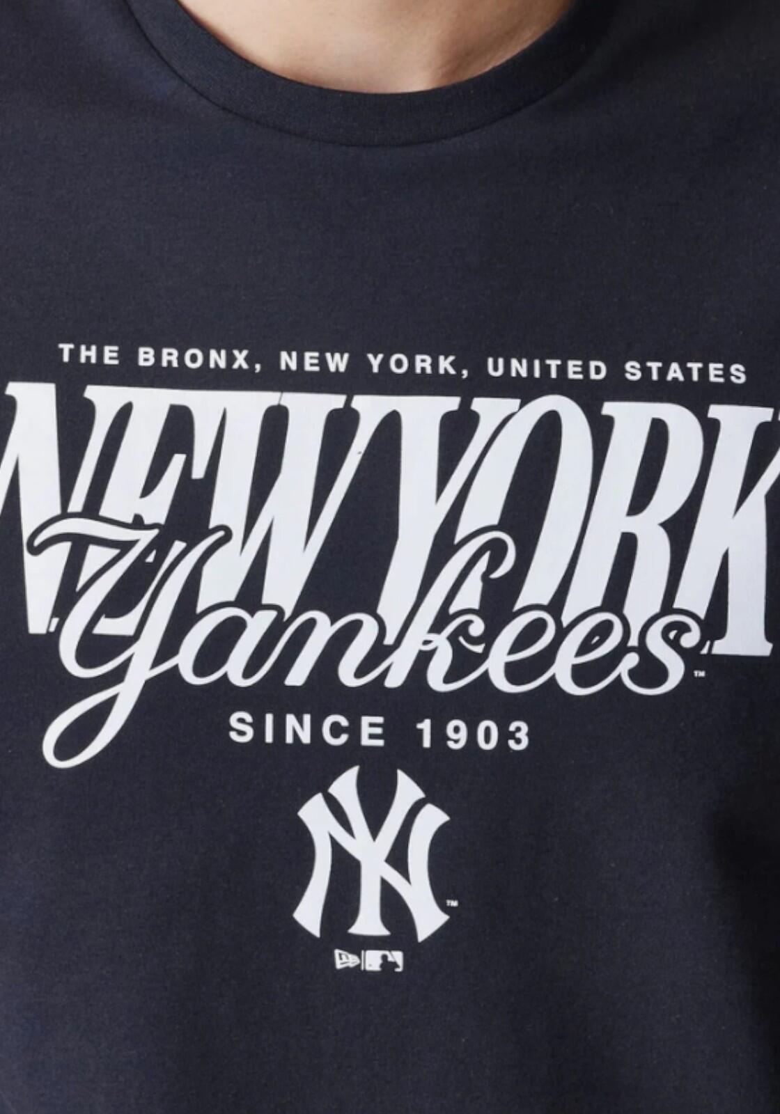Camisa T-shirt dos New York Yankees MLB Reg Script GRPHC 3/3