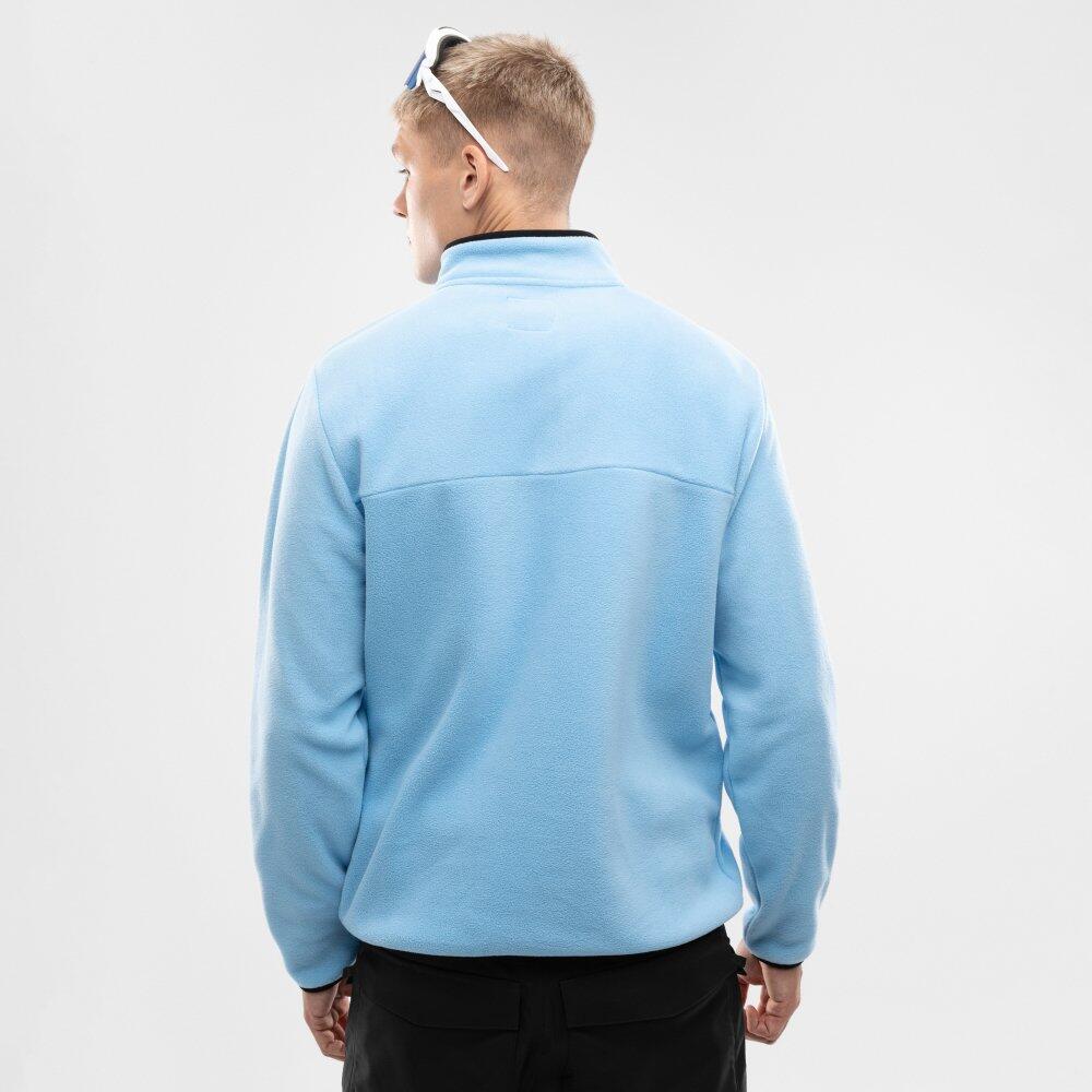 Heren Wintersport dikke fleece trui voor Momji Blauw 6/8