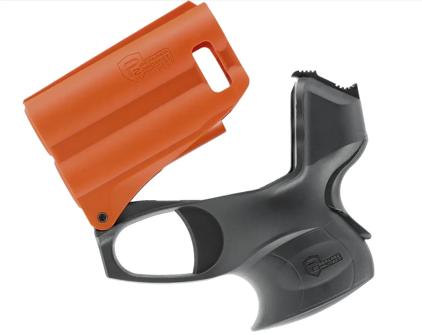 Walther PGS II önvédelmi spray pisztoly lámpával, fekete/narancs 2/5