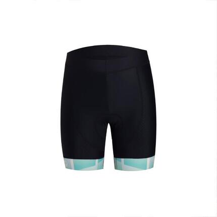 Cuissard de cyclisme femme CUBIC noir/vert